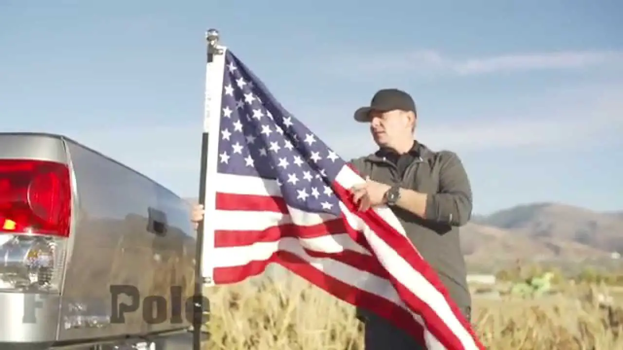 Best Way to Put Flag on Truck