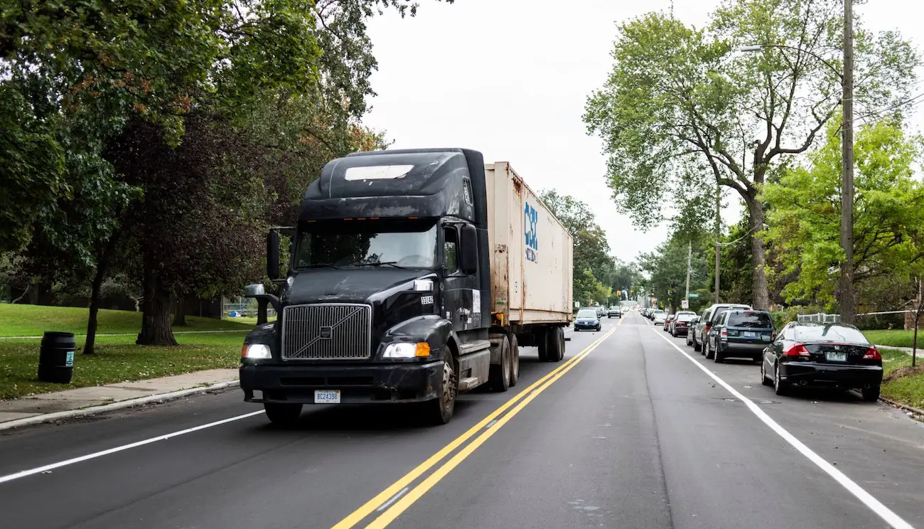 Can Semi Trucks Drive on Residential Streets