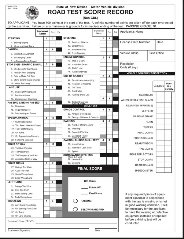 How Many Points Can You Miss on Cdl Skills Test