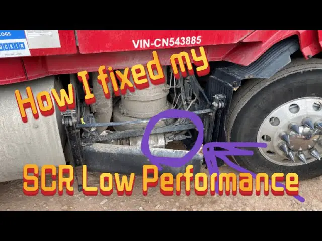 How to Fix Scr System Fault