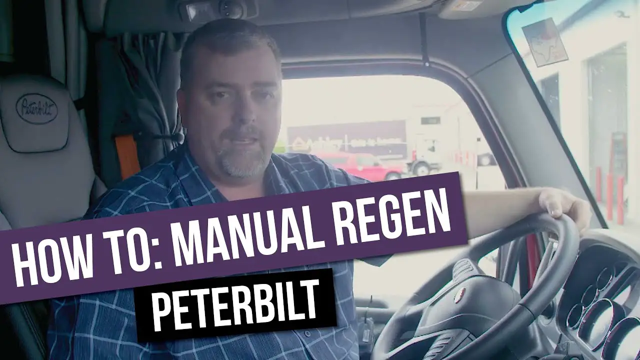 How to Force Regen on Peterbilt 579