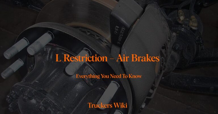 How to Get Air Brake Restriction Lifted