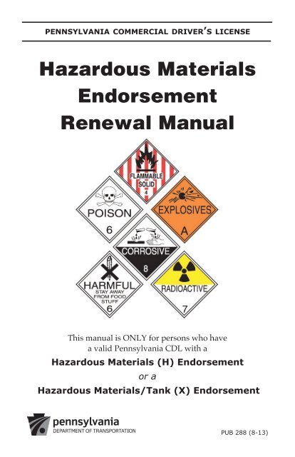 How to Renew Hazmat Endorsement