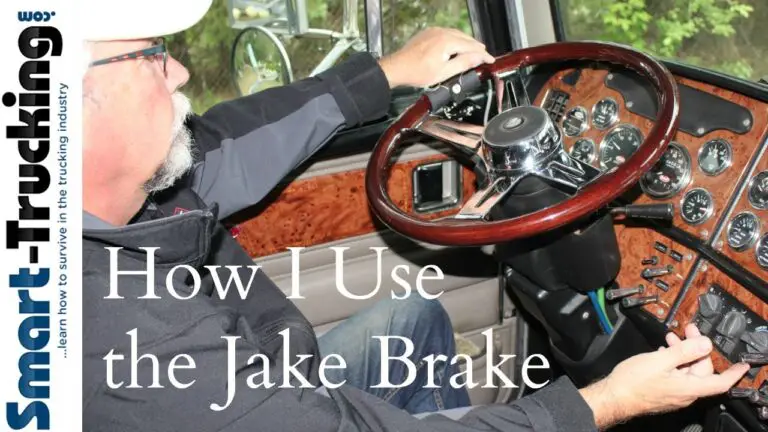 How to Use a Jake Brake