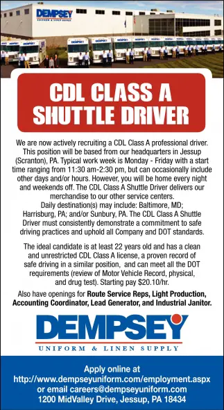 What is Class a Shuttle Driver