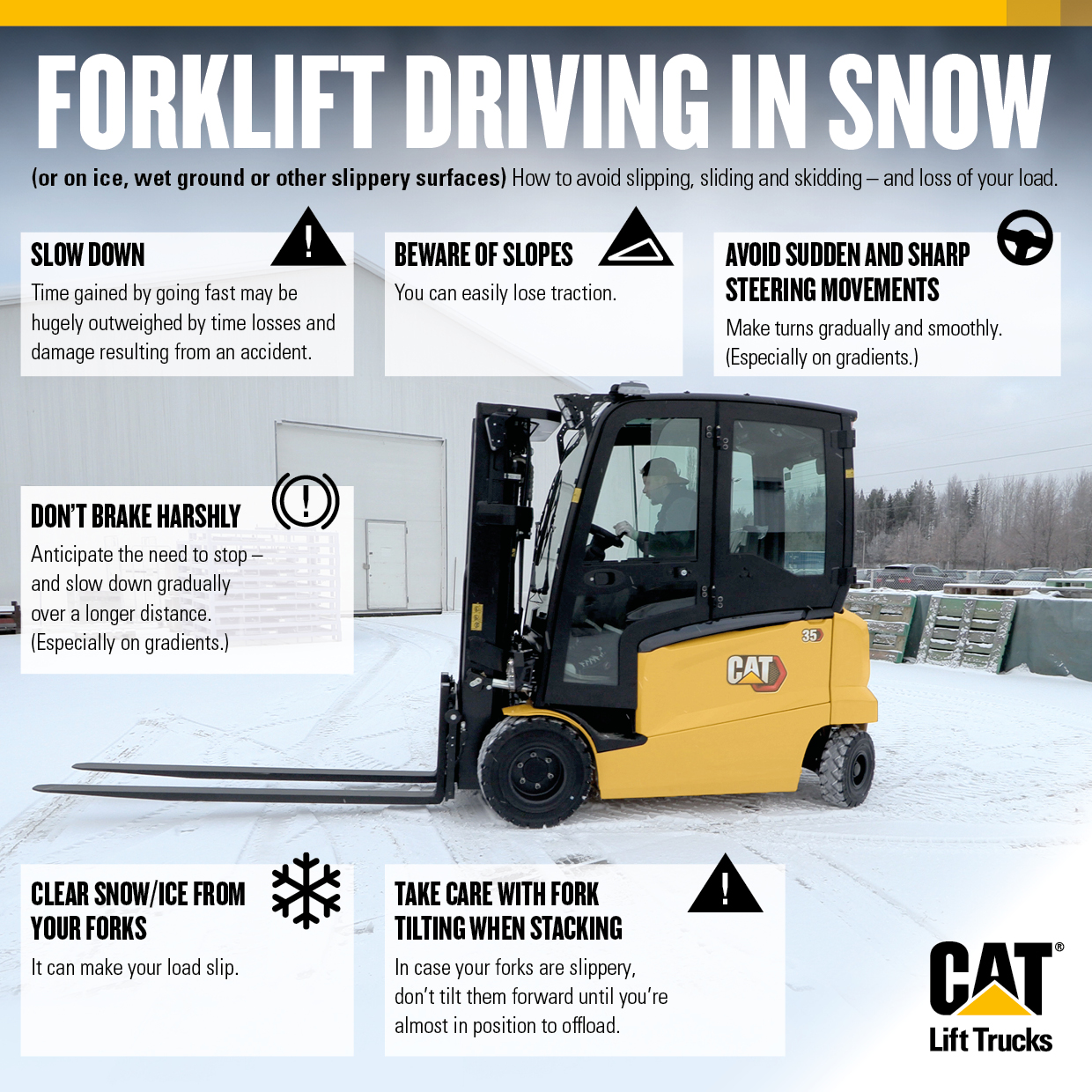 When Should You Use Braking to Stop the Lift Truck