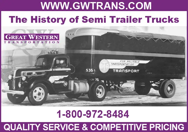 When were Semi Trucks Invented